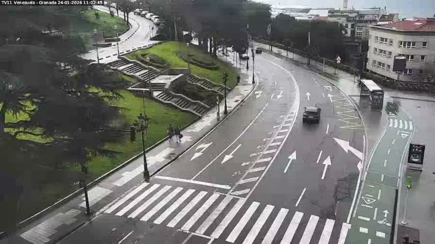 Vigo, Parque  Monte de Castro Park Area & Junction Live Cam - Pontevedra, Galicia, Spain