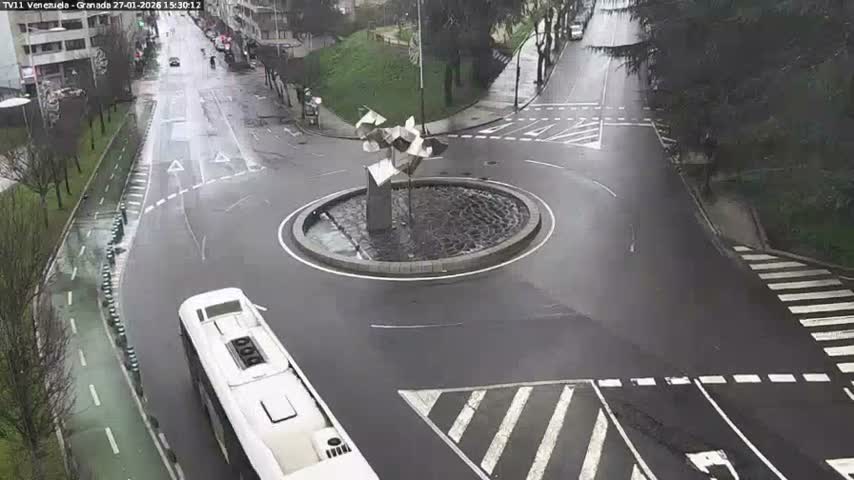 Vigo, Parque  Monte de Castro Park Area & Junction Live Cam - Pontevedra, Galicia, Spain