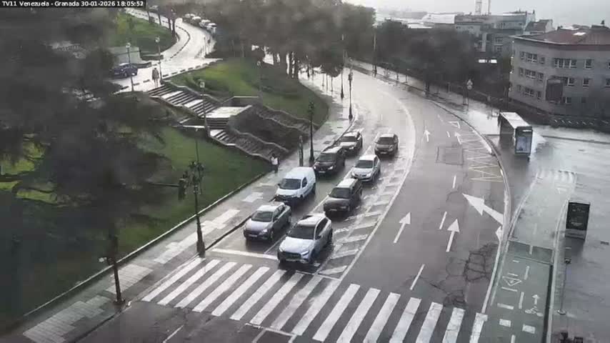 Vigo, Parque  Monte de Castro Park Area & Junction Live Cam - Pontevedra, Galicia, Spain