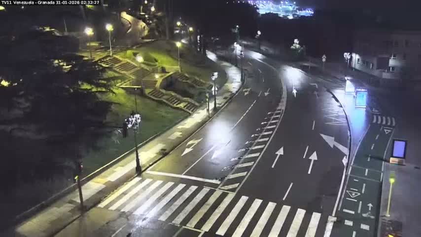 Vigo, Parque  Monte de Castro Park Area & Junction Live Cam - Pontevedra, Galicia, Spain