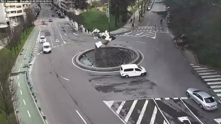 Vigo, Parque  Monte de Castro Park Area & Junction Live Cam - Pontevedra, Galicia, Spain
