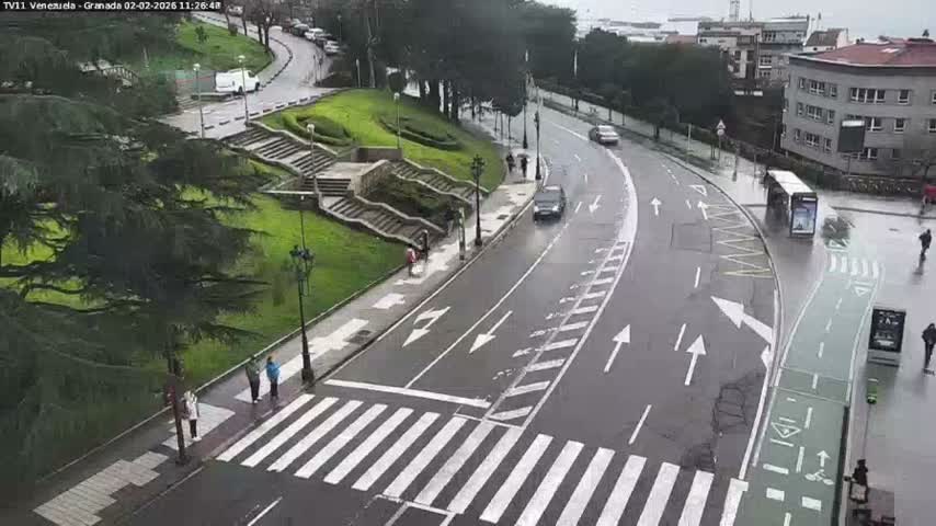 Vigo, Parque  Monte de Castro Park Area & Junction Live Cam - Pontevedra, Galicia, Spain