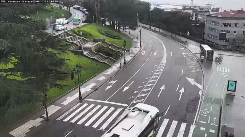 Vigo, Parque  Monte de Castro Park Area & Junction Live Cam - Pontevedra, Galicia, Spain