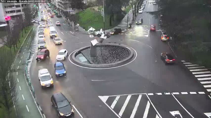 Vigo, Parque  Monte de Castro Park Area & Junction Live Cam - Pontevedra, Galicia, Spain