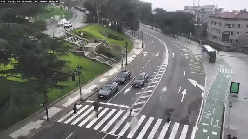 Vigo, Parque  Monte de Castro Park Area & Junction Live Cam - Pontevedra, Galicia, Spain