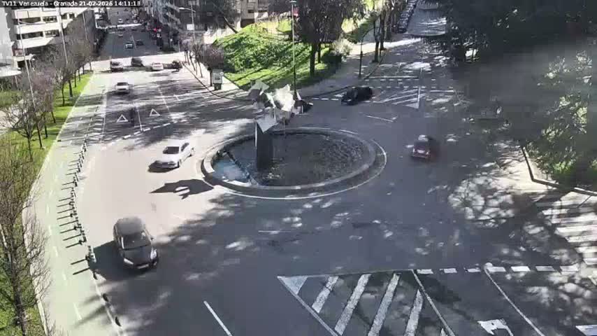 Vigo, Parque  Monte de Castro Park Area & Junction Live Cam - Pontevedra, Galicia, Spain