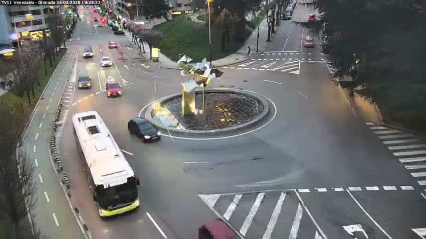 Vigo, Parque  Monte de Castro Park Area & Junction Live Cam - Pontevedra, Galicia, Spain