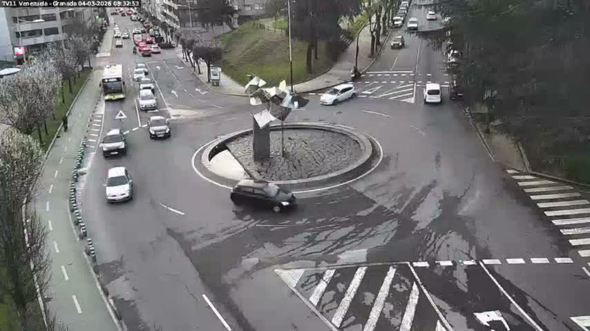 Vigo, Parque  Monte de Castro Park Area & Junction Live Cam - Pontevedra, Galicia, Spain