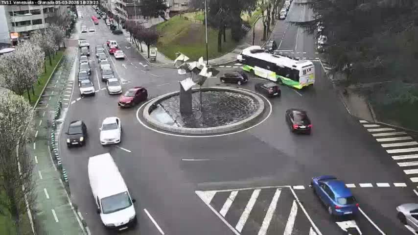 Vigo, Parque  Monte de Castro Park Area & Junction Live Cam - Pontevedra, Galicia, Spain