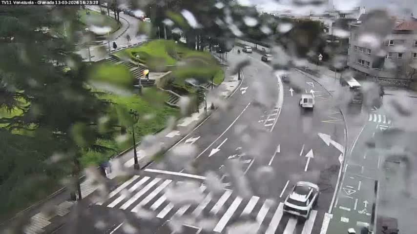 Vigo, Parque  Monte de Castro Park Area & Junction Live Cam - Pontevedra, Galicia, Spain