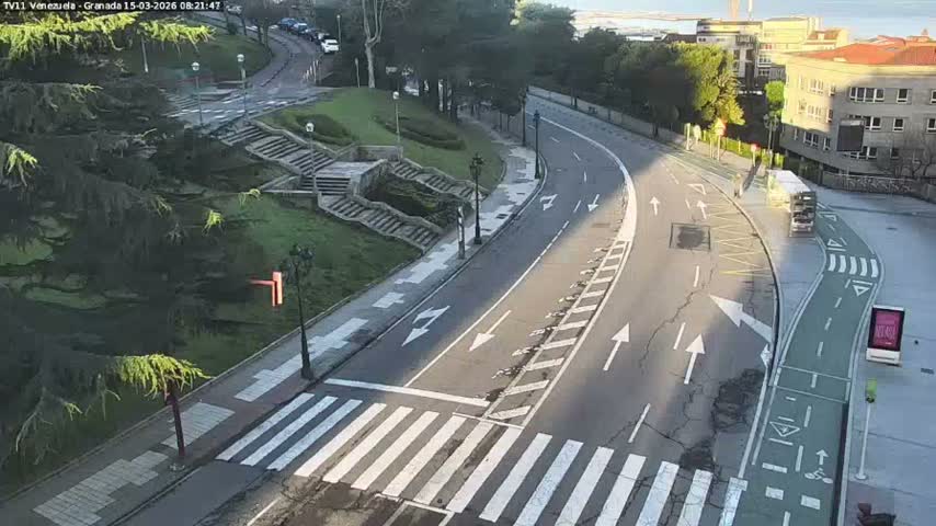 Vigo, Parque  Monte de Castro Park Area & Junction Live Cam - Pontevedra, Galicia, Spain