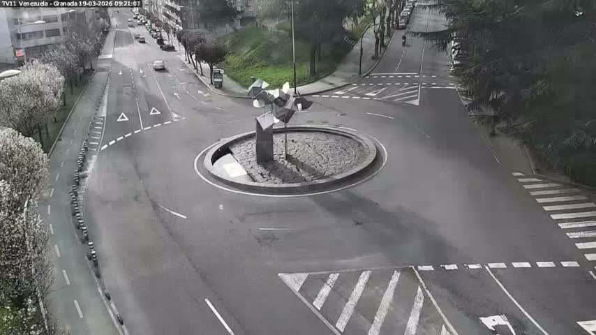 Vigo, Parque  Monte de Castro Park Area & Junction Live Cam - Pontevedra, Galicia, Spain