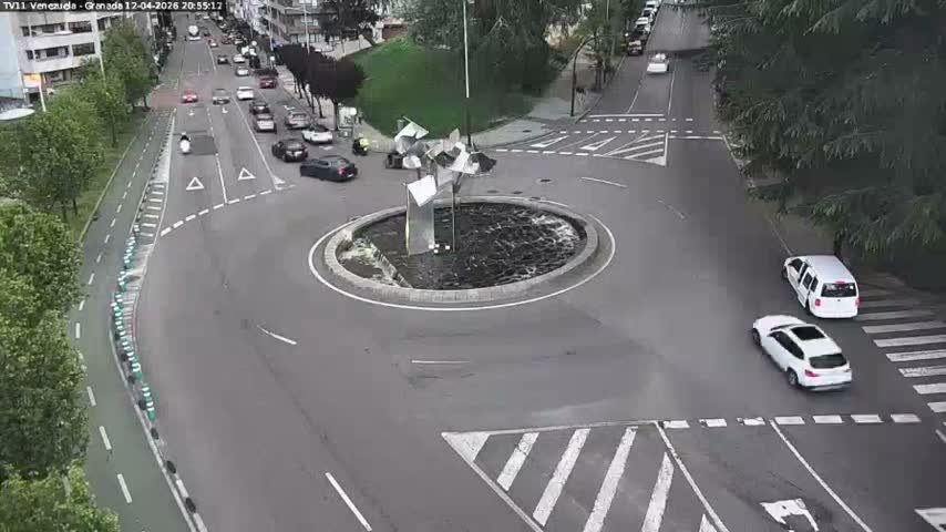 Vigo, Parque  Monte de Castro Park Area & Junction Live Cam - Pontevedra, Galicia, Spain