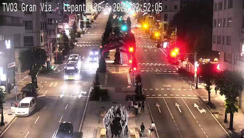 Avenida Gran Vía Avenue & Rua Lepanto Live Cam - Pontevedra, Galicia, Spain
