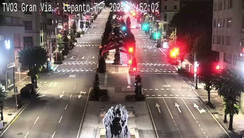 Avenida Gran Vía Avenue & Rua Lepanto Live Cam - Pontevedra, Galicia, Spain