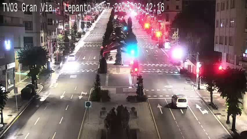 Avenida Gran Vía Avenue & Rua Lepanto Live Cam - Pontevedra, Galicia, Spain