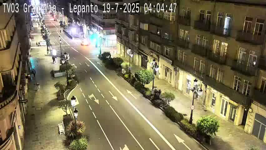 Avenida Gran Vía Avenue & Rua Lepanto Live Cam - Pontevedra, Galicia, Spain
