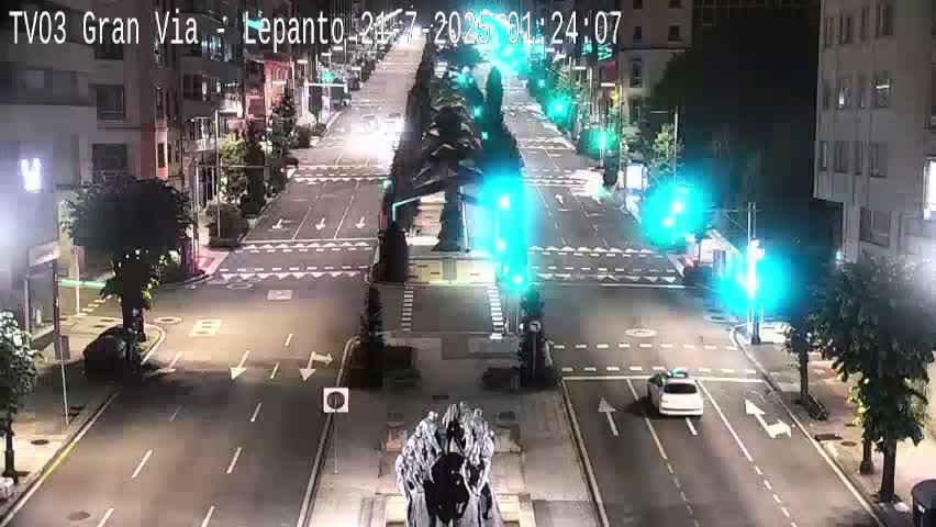 Avenida Gran Vía Avenue & Rua Lepanto Live Cam - Pontevedra, Galicia, Spain