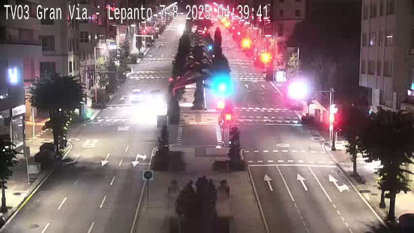 Avenida Gran Vía Avenue & Rua Lepanto Live Cam - Pontevedra, Galicia, Spain