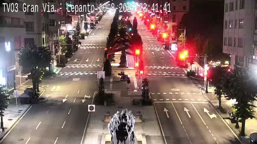 Avenida Gran Vía Avenue & Rua Lepanto Live Cam - Pontevedra, Galicia, Spain