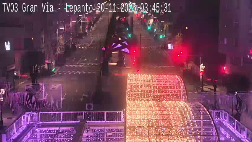 Avenida Gran Vía Avenue & Rua Lepanto Live Cam - Pontevedra, Galicia, Spain