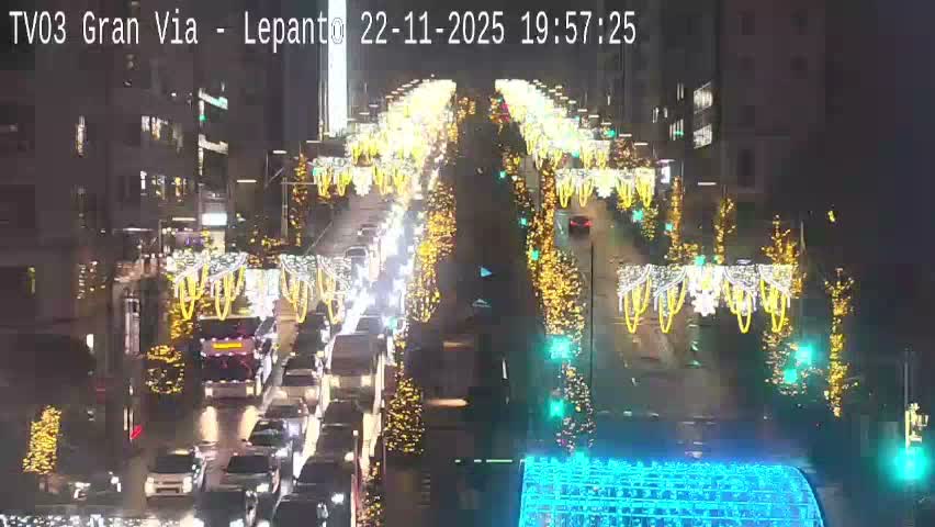 Avenida Gran Vía Avenue & Rua Lepanto Live Cam - Pontevedra, Galicia, Spain