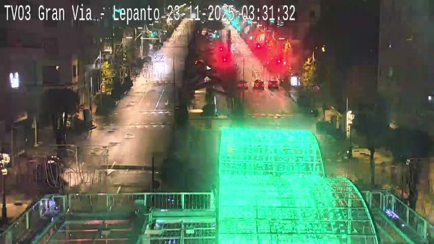 Avenida Gran Vía Avenue & Rua Lepanto Live Cam - Pontevedra, Galicia, Spain
