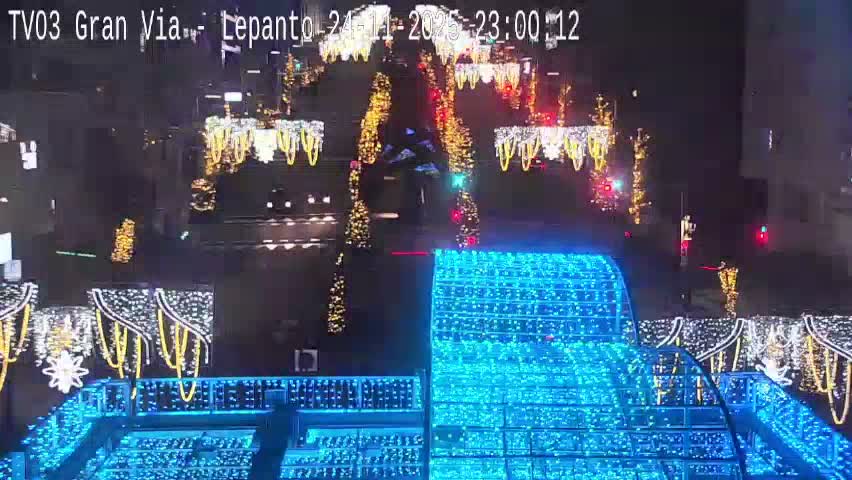 Avenida Gran Vía Avenue & Rua Lepanto Live Cam - Pontevedra, Galicia, Spain