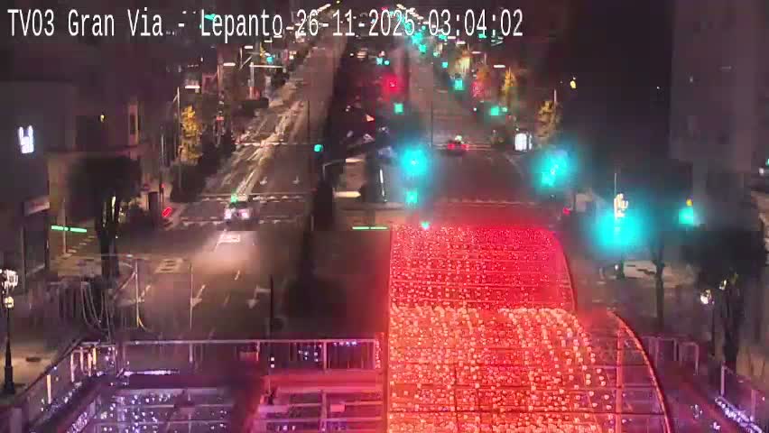 Avenida Gran Vía Avenue & Rua Lepanto Live Cam - Pontevedra, Galicia, Spain