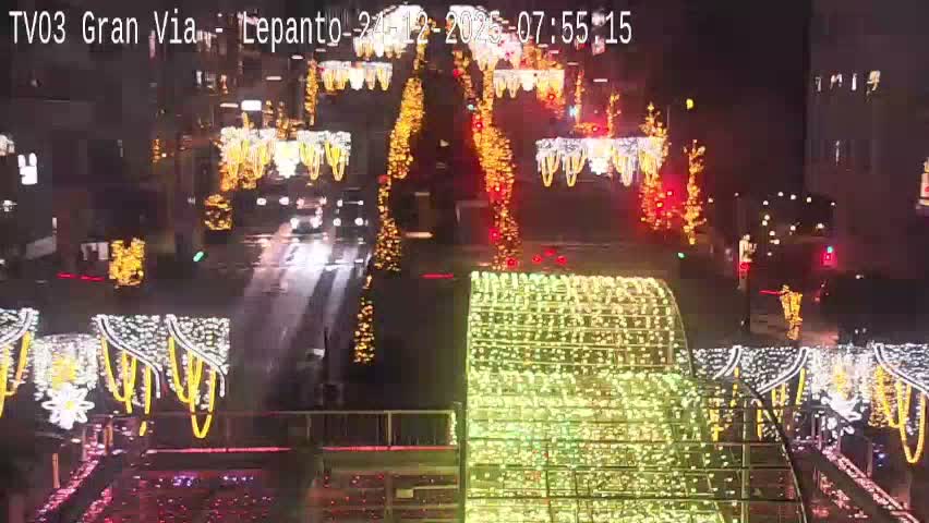 Avenida Gran Vía Avenue & Rua Lepanto Live Cam - Pontevedra, Galicia, Spain