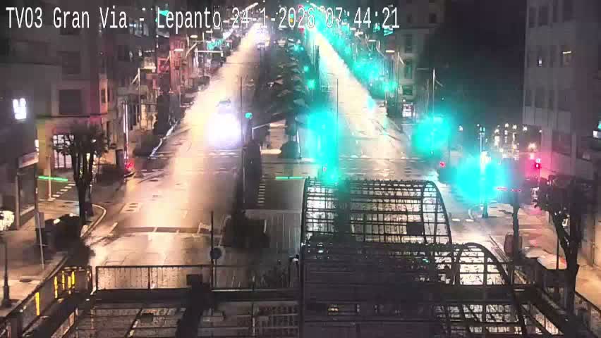Avenida Gran Vía Avenue & Rua Lepanto Live Cam - Pontevedra, Galicia, Spain