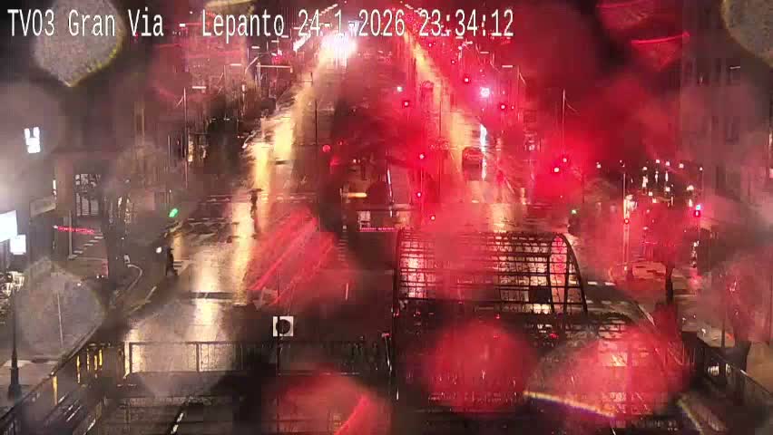 Avenida Gran Vía Avenue & Rua Lepanto Live Cam - Pontevedra, Galicia, Spain