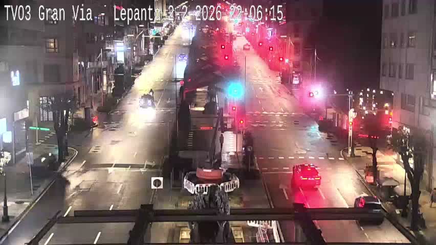 Avenida Gran Vía Avenue & Rua Lepanto Live Cam - Pontevedra, Galicia, Spain