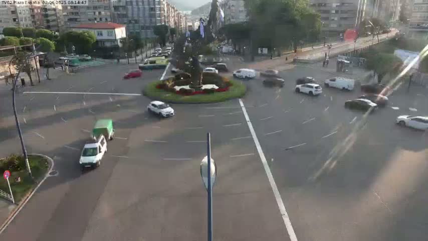 Vigo, Plaza de España Square Live Cam - Pontevedra, Galicia, Spain