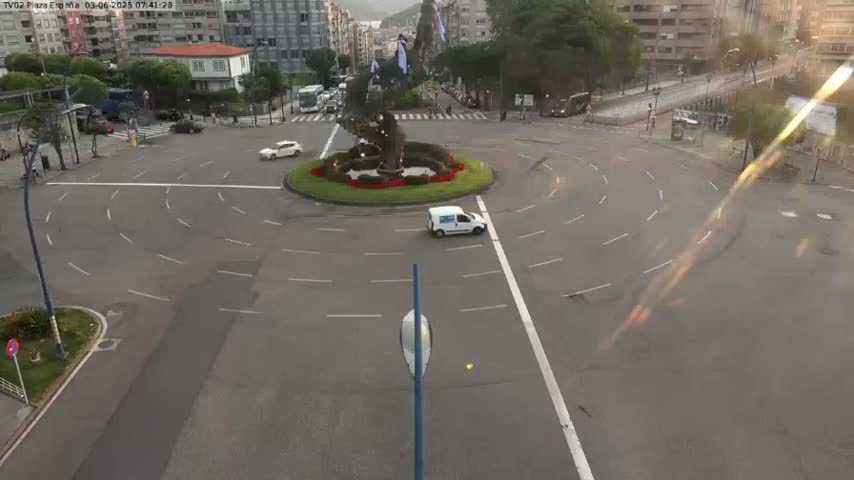 Vigo, Plaza de España Square Live Cam - Pontevedra, Galicia, Spain