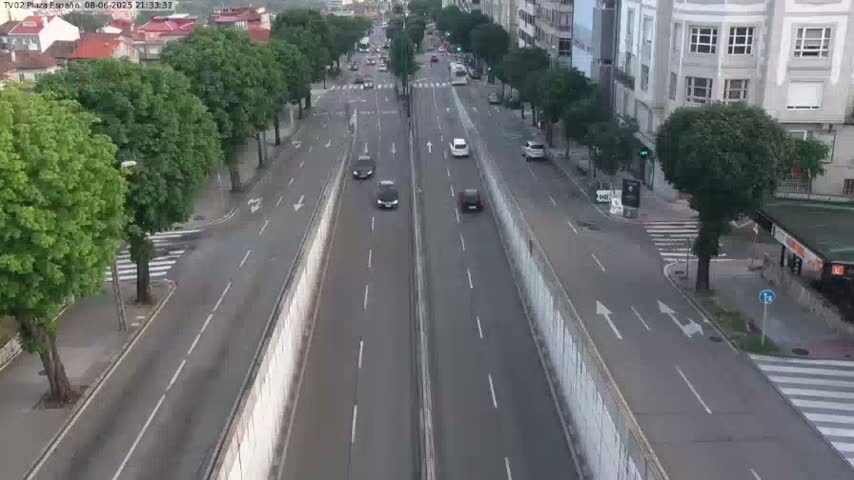 Vigo, Plaza de España Square Live Cam - Pontevedra, Galicia, Spain