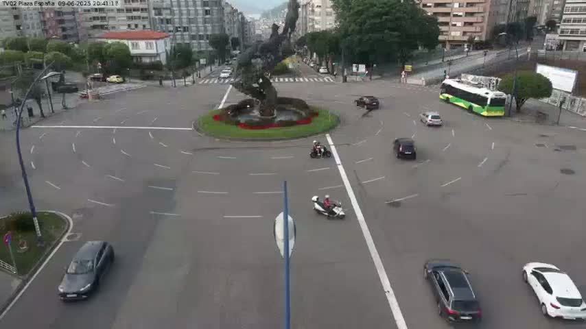Vigo, Plaza de España Square Live Cam - Pontevedra, Galicia, Spain