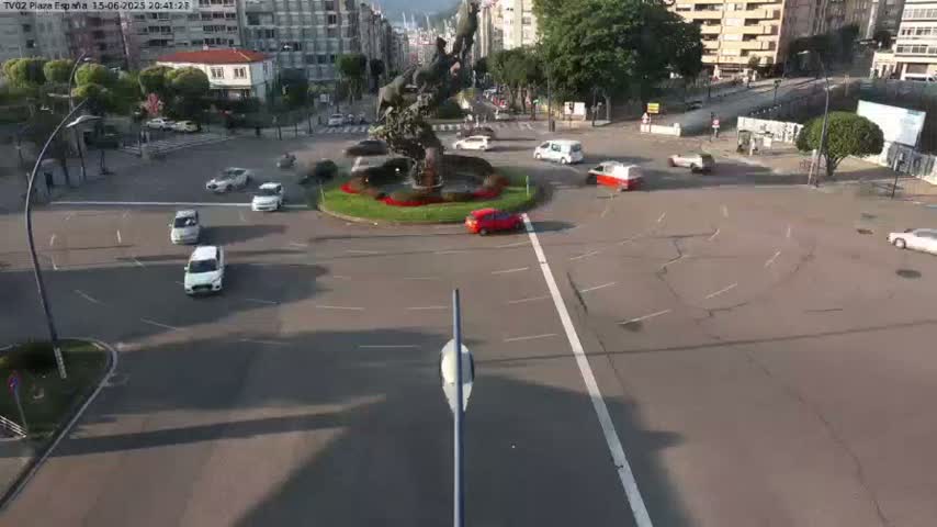 Vigo, Plaza de España Square Live Cam - Pontevedra, Galicia, Spain
