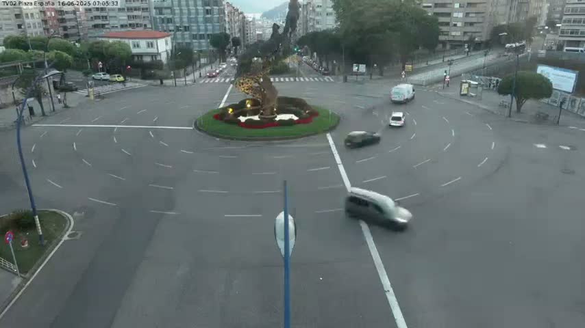 Vigo, Plaza de España Square Live Cam - Pontevedra, Galicia, Spain
