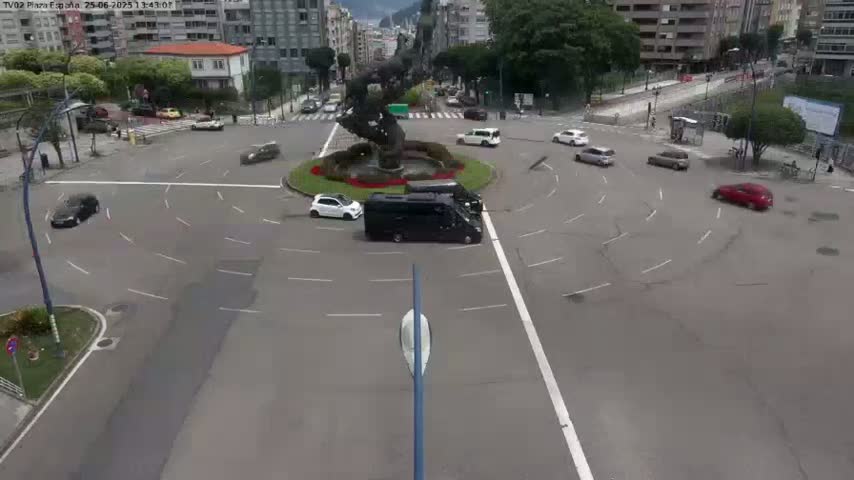 Vigo, Plaza de España Square Live Cam - Pontevedra, Galicia, Spain