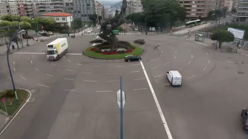 Vigo, Plaza de España Square Live Cam - Pontevedra, Galicia, Spain