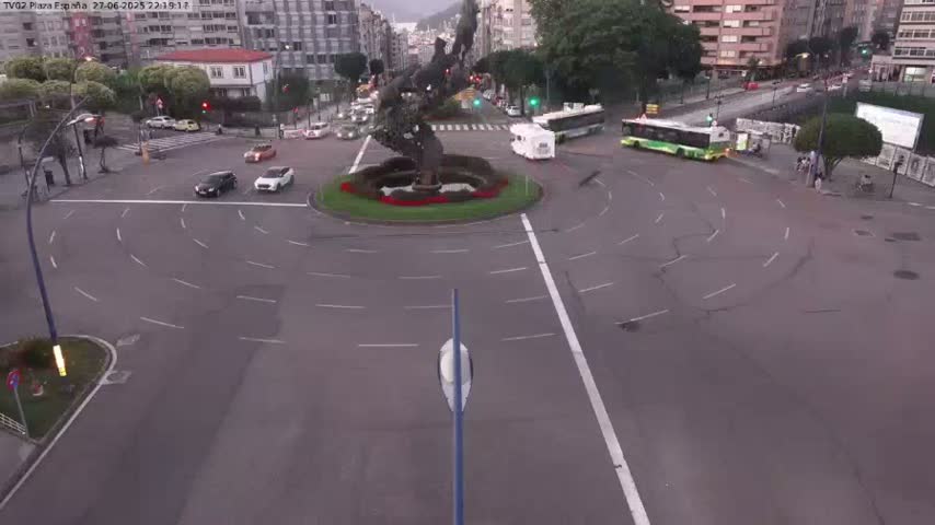 Vigo, Plaza de España Square Live Cam - Pontevedra, Galicia, Spain