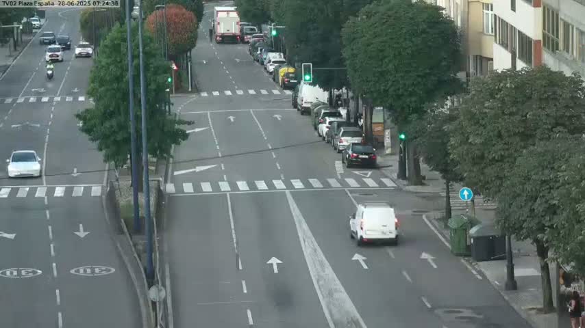 Vigo, Plaza de España Square Live Cam - Pontevedra, Galicia, Spain