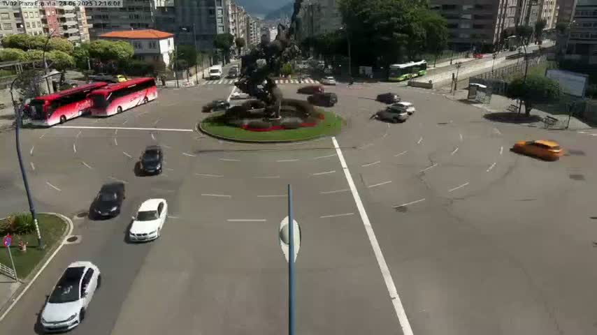 Vigo, Plaza de España Square Live Cam - Pontevedra, Galicia, Spain
