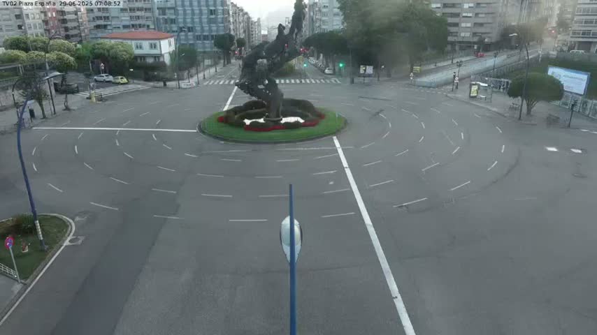 Vigo, Plaza de España Square Live Cam - Pontevedra, Galicia, Spain