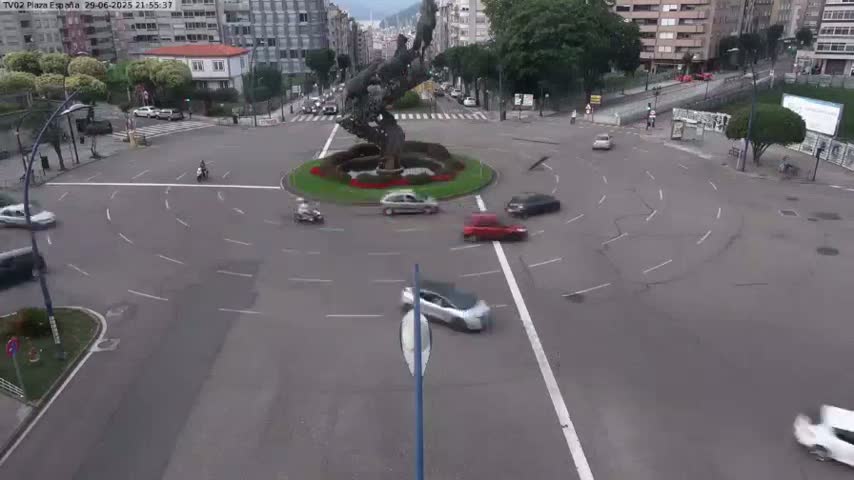 Vigo, Plaza de España Square Live Cam - Pontevedra, Galicia, Spain