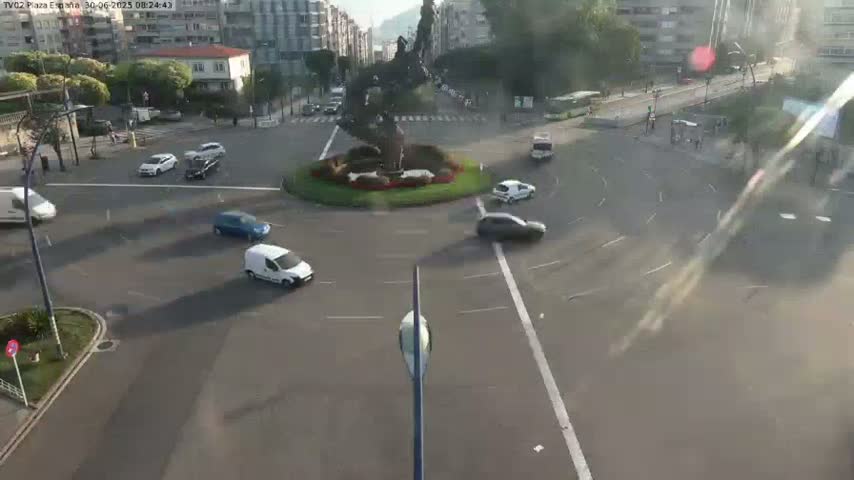 Vigo, Plaza de España Square Live Cam - Pontevedra, Galicia, Spain