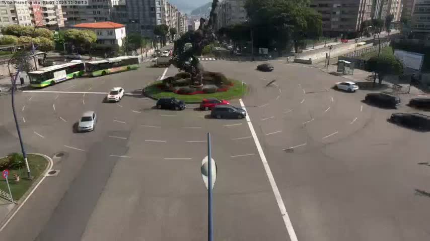 Vigo, Plaza de España Square Live Cam - Pontevedra, Galicia, Spain