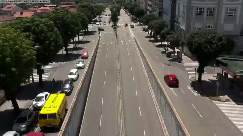 Vigo, Plaza de España Square Live Cam - Pontevedra, Galicia, Spain