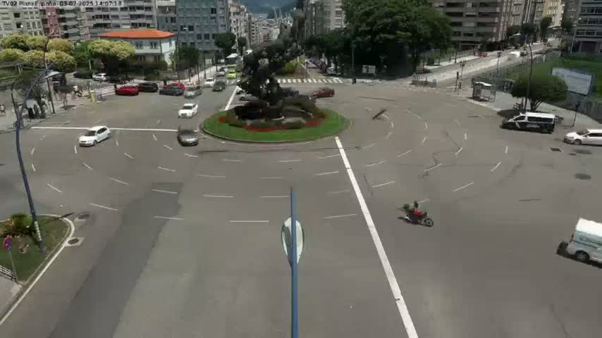 Vigo, Plaza de España Square Live Cam - Pontevedra, Galicia, Spain